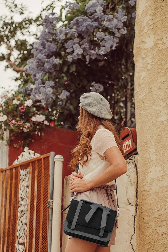 Amazon.co.jp: ECOSUSI 小型クロスボディバッグ ヴィンテージ